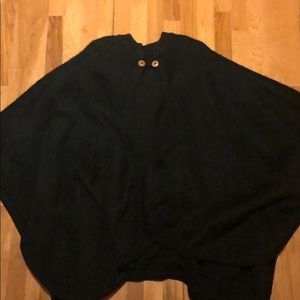 vintage wool poncho